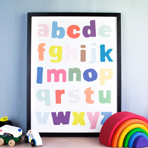Alphabet Nursery Print