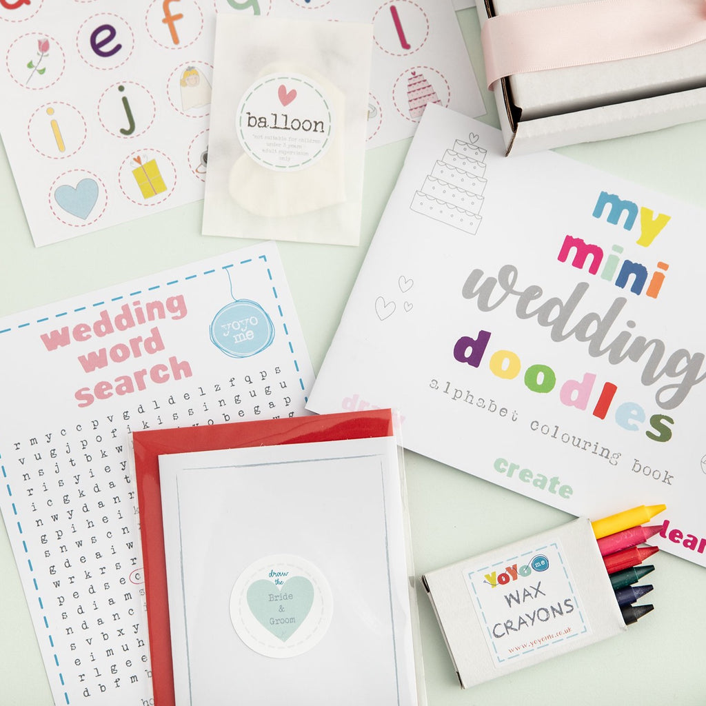 Personalised Wedding Activity Box – YoYo-Me