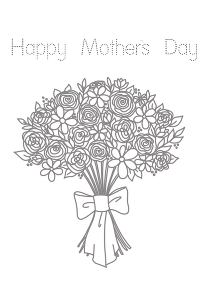 Mother's Day Colouring Sheet