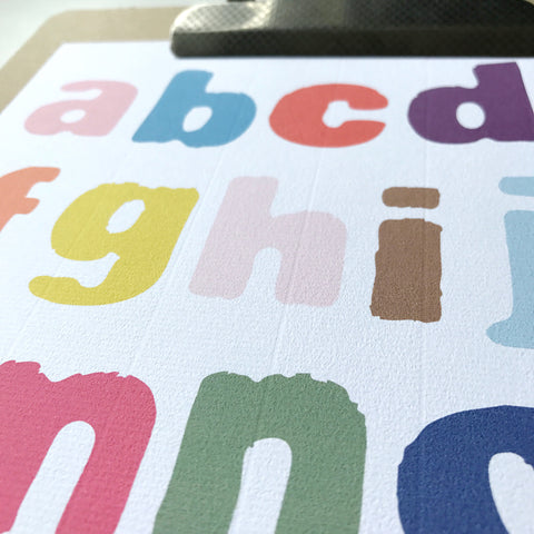 Alphabet Nursery Print